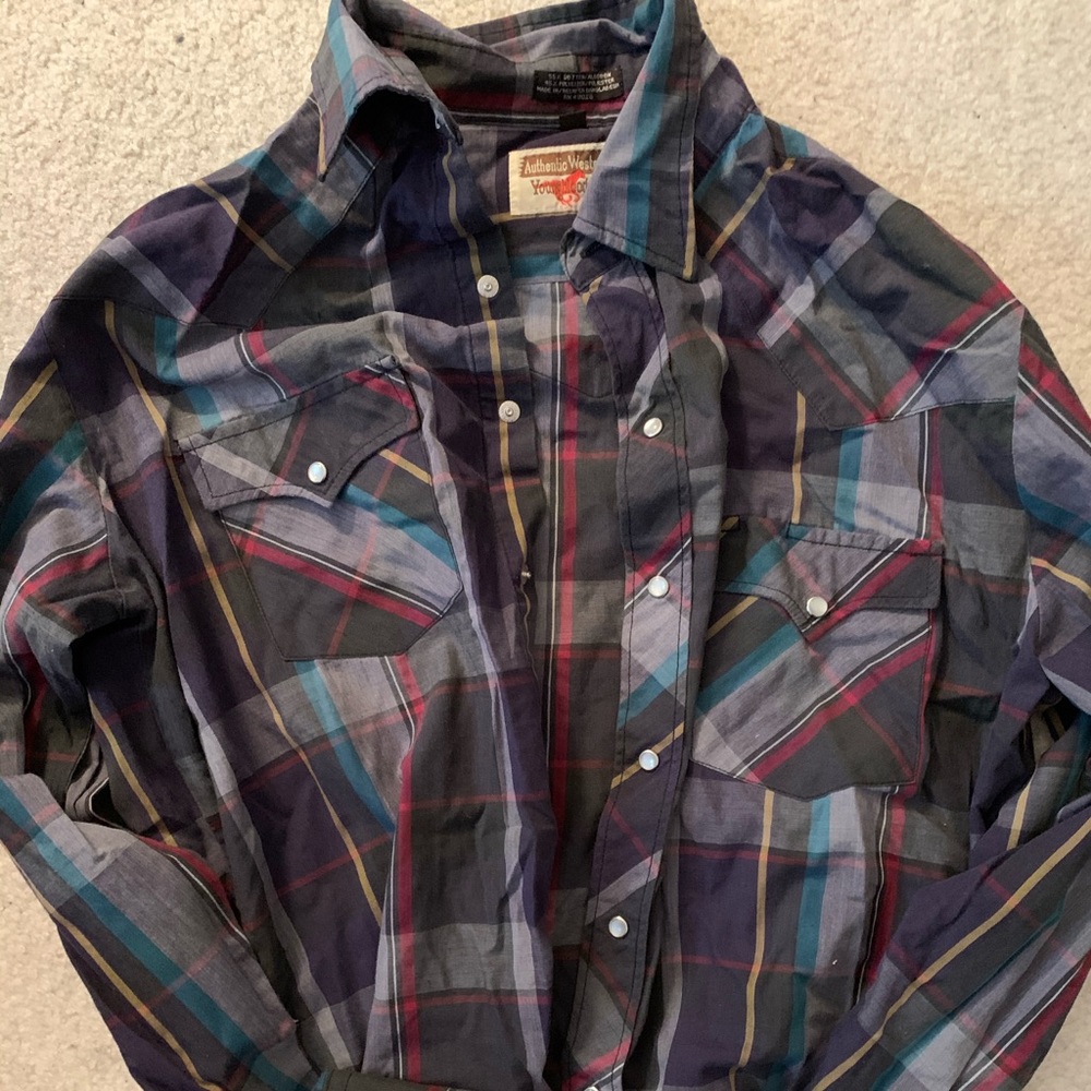 Authentic Western flannel